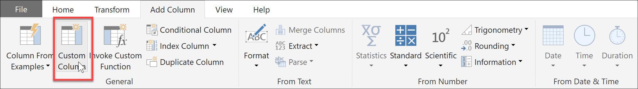 Custom Column