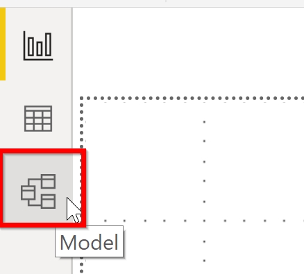 Switch Over to Data Modelling Pane