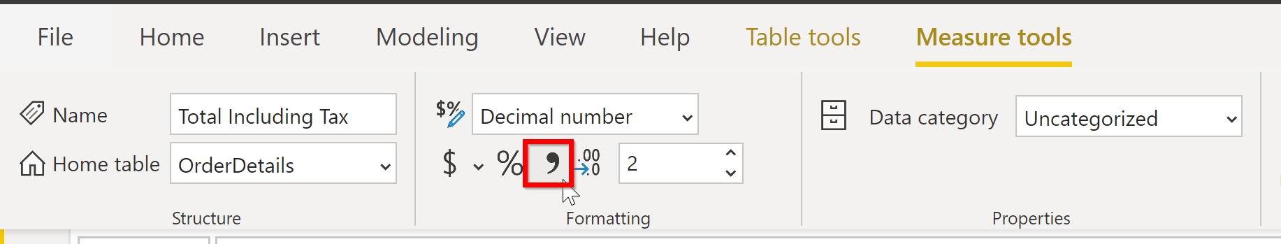 Select Comma