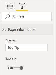 Tool Tip Page Information
