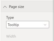 Tool Tip Page Size